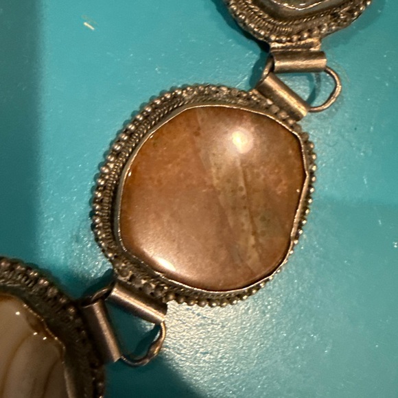 Handcrafted Indian Stone Belt – Boho Artisan Jewelry - Picture 9 of 14